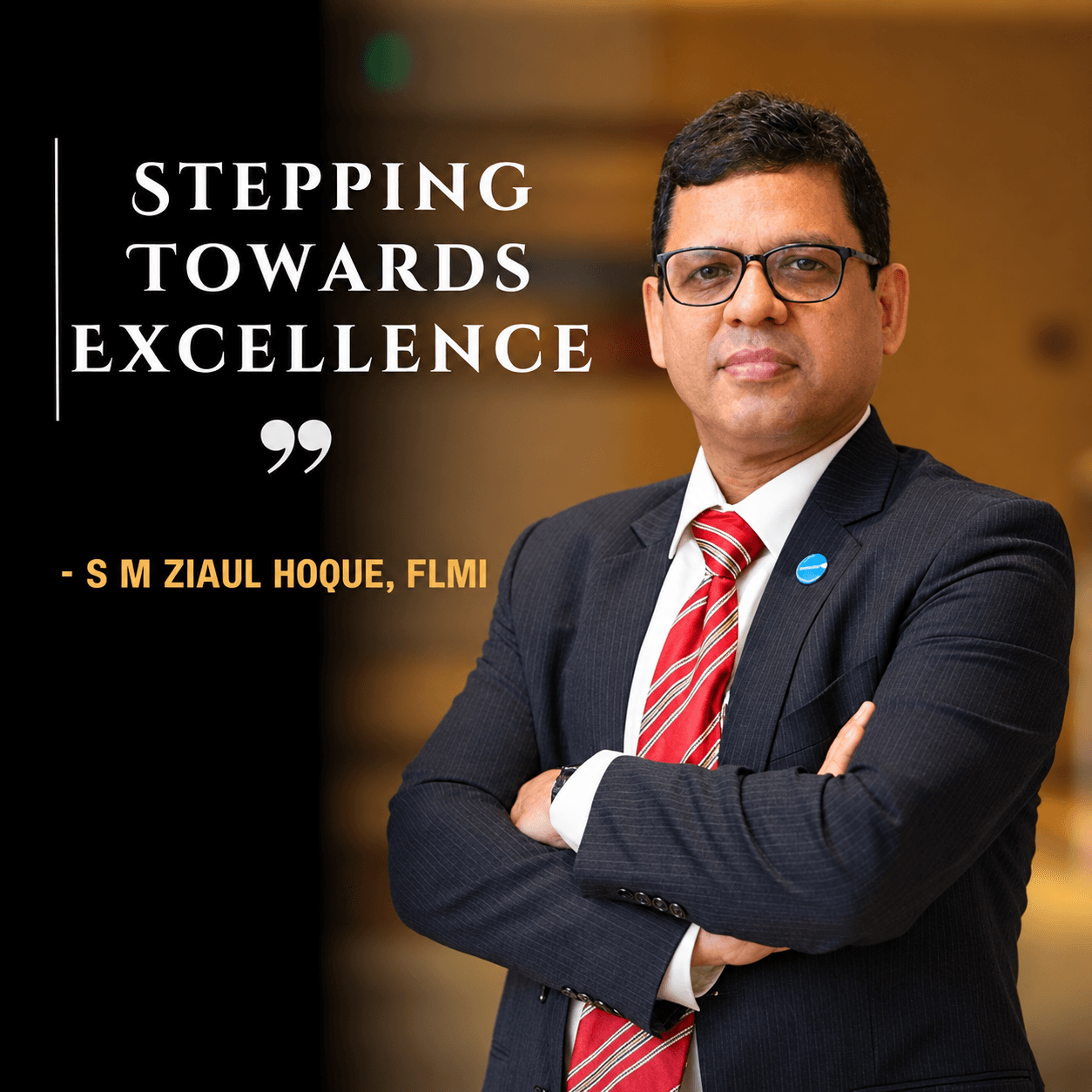 Portrait of S M Ziaul Hoque, Chairman of 360D Soul Ltd.